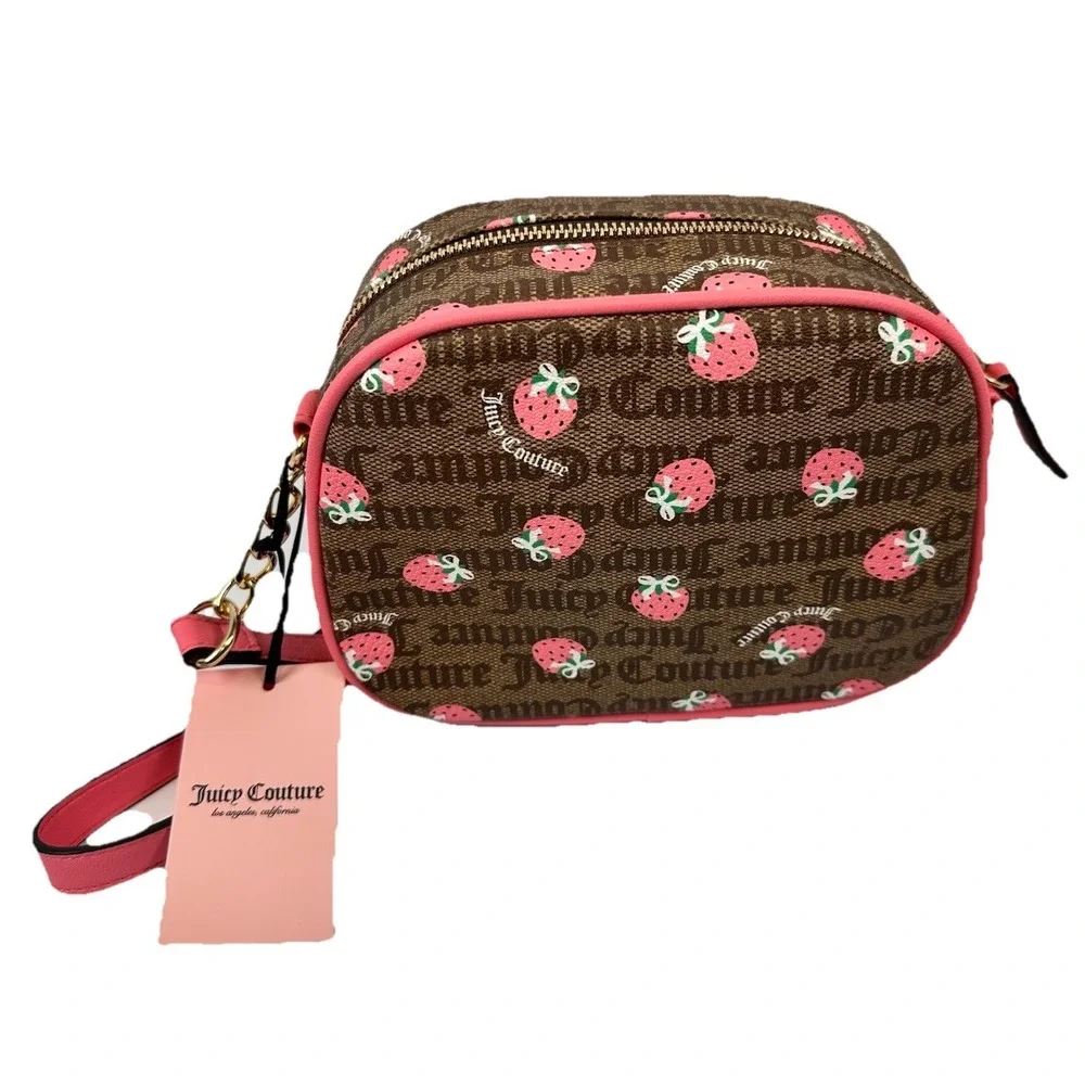 Juicy‎ Couture Berry Sweet Strawberry Camera Crossbody Bag NWT